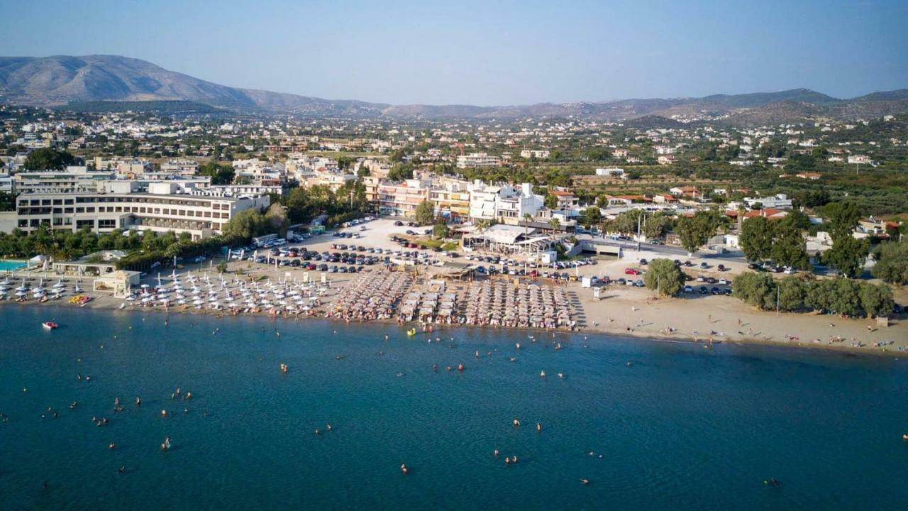 Renovated Apt 100M From Beach Wifi Ac Anavyssos Exterior foto